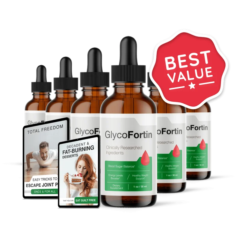 GlycoFortin Blood Sugar Support — 6 Bottle / 180 Day Pack